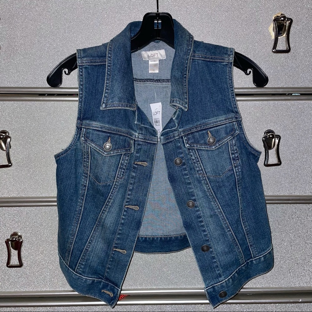 Loft denim vest